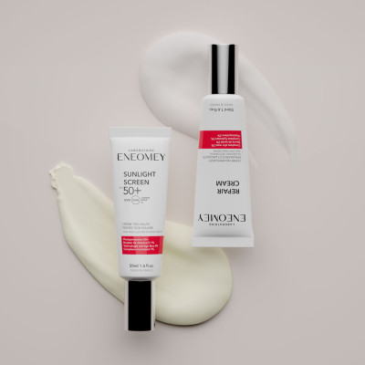 Duo régénérant REPAIR CREAM + SUNLIGHT SCREEN 50+ | Laboratoire ENEOMEY