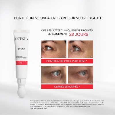 EYE C+ Soin regard Anti-âge | Résultats prouvés | Laboratoire ENEOMEY