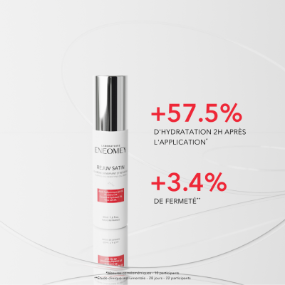 Laboratoire Eneomey | REJUV SATIN | Soin dermocosmétiques | Résultats cliniques
